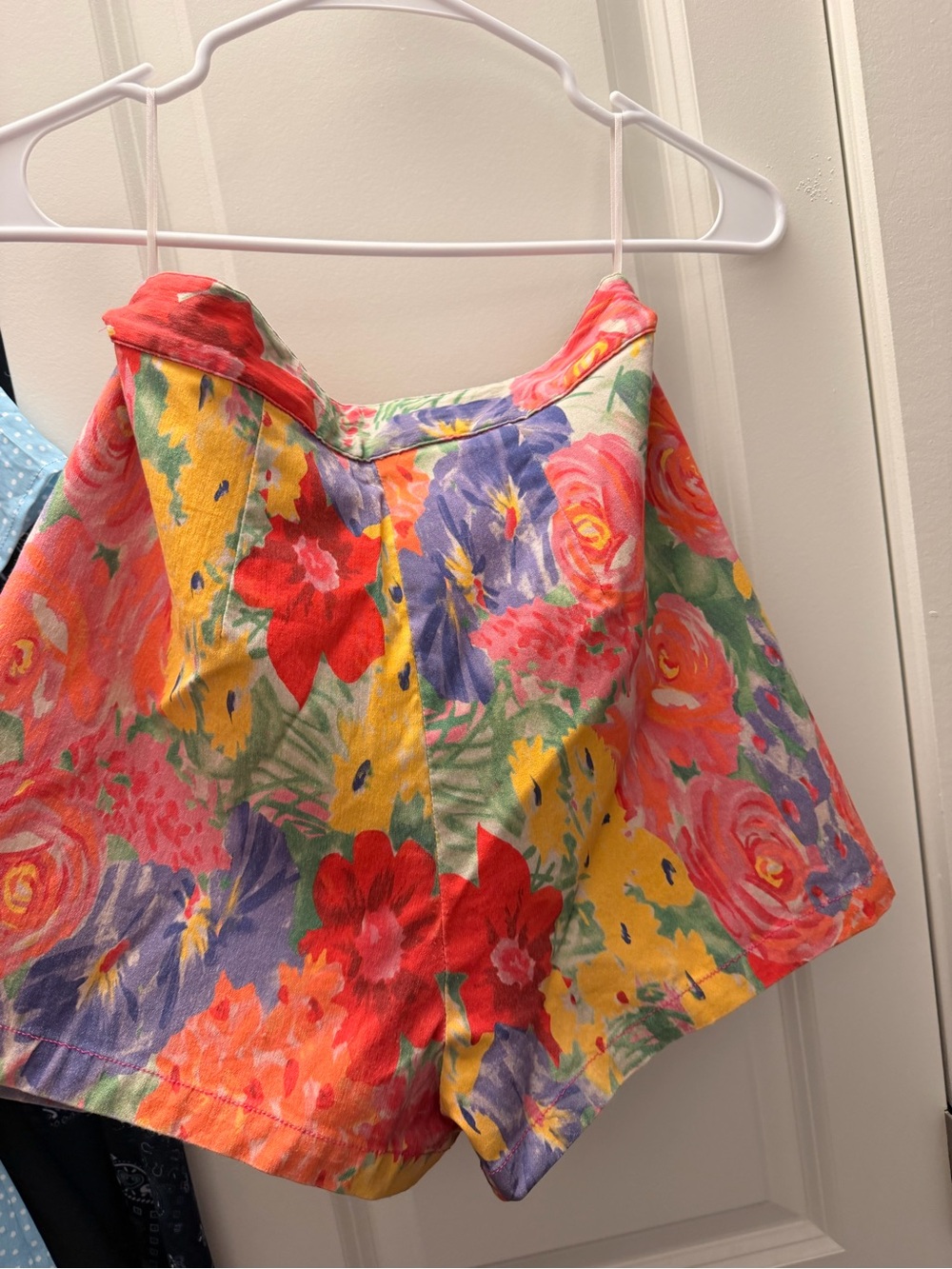 Amanda Uprichard Multicolor Floral Watercolor Bermuda Shorts - Picture 3 of 5